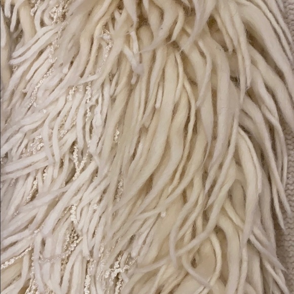 Adam Lippes Wool Shag Cardigan Jacket in Cream fits like a Med - Picture 9 of 14